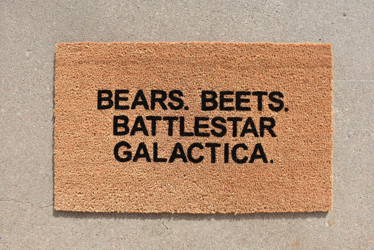 Bears Beets Battlestar Galactica Doormat