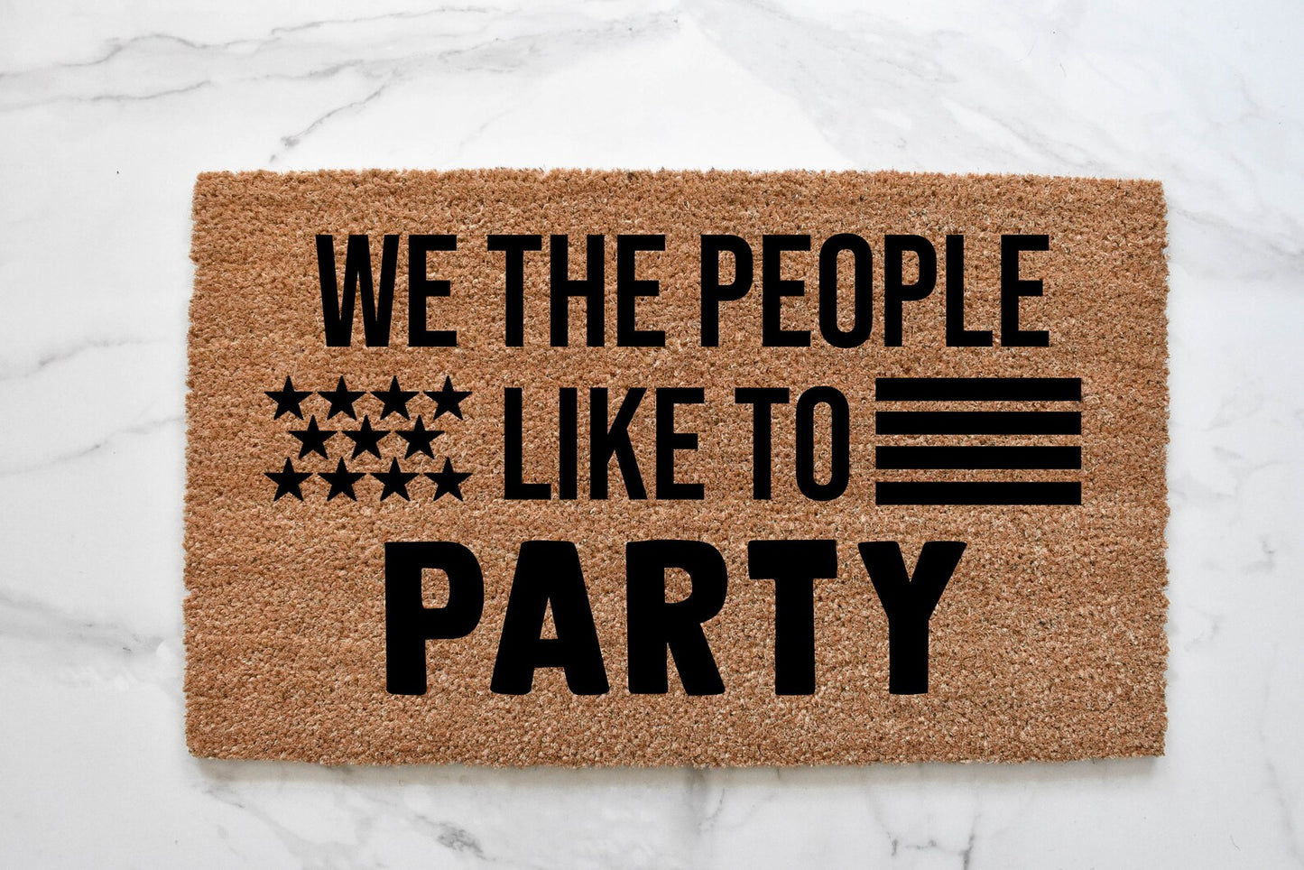 We The People Like To Party Doormat