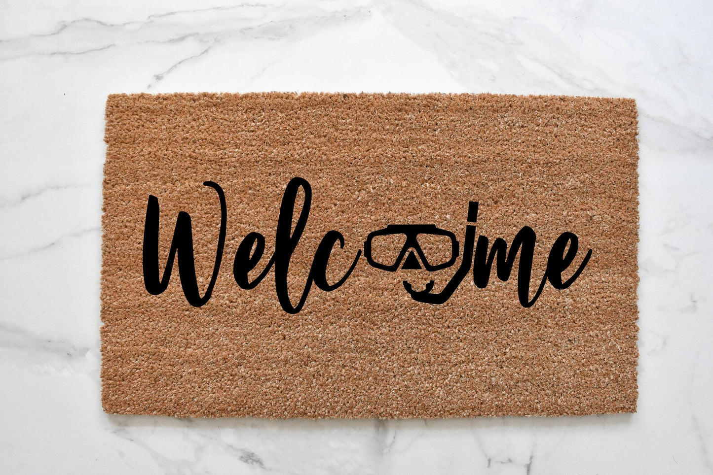 Welcome + Snorkel Doormat