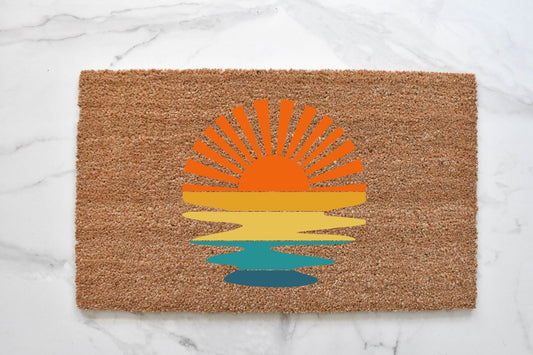 Retro Summer Doormat