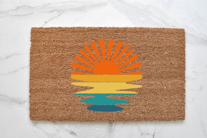 Retro Summer Doormat