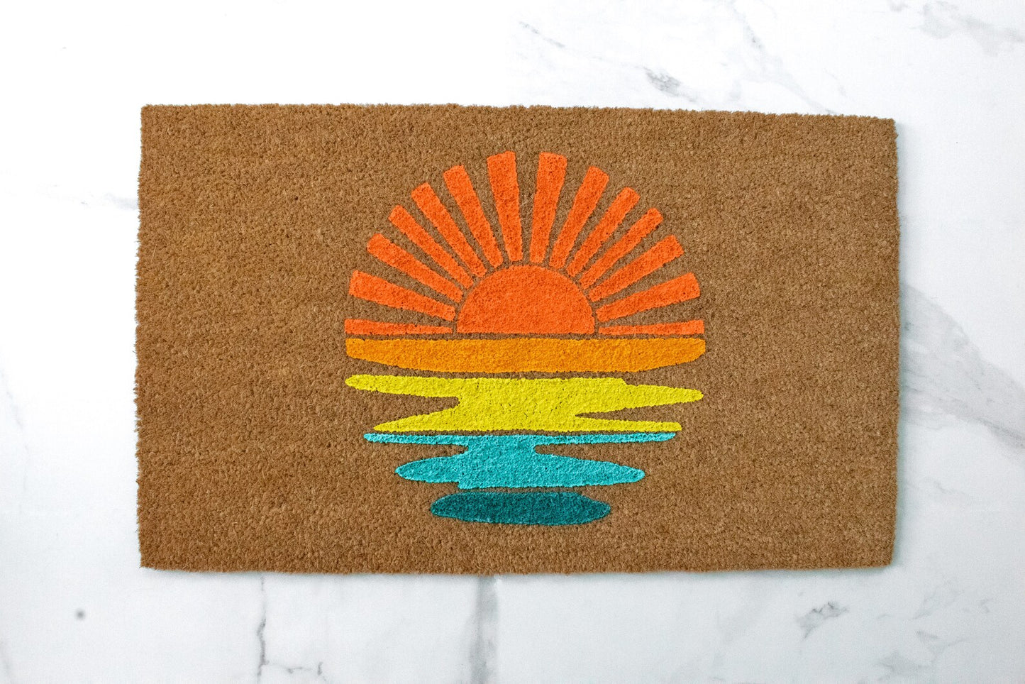 Retro Summer Doormat