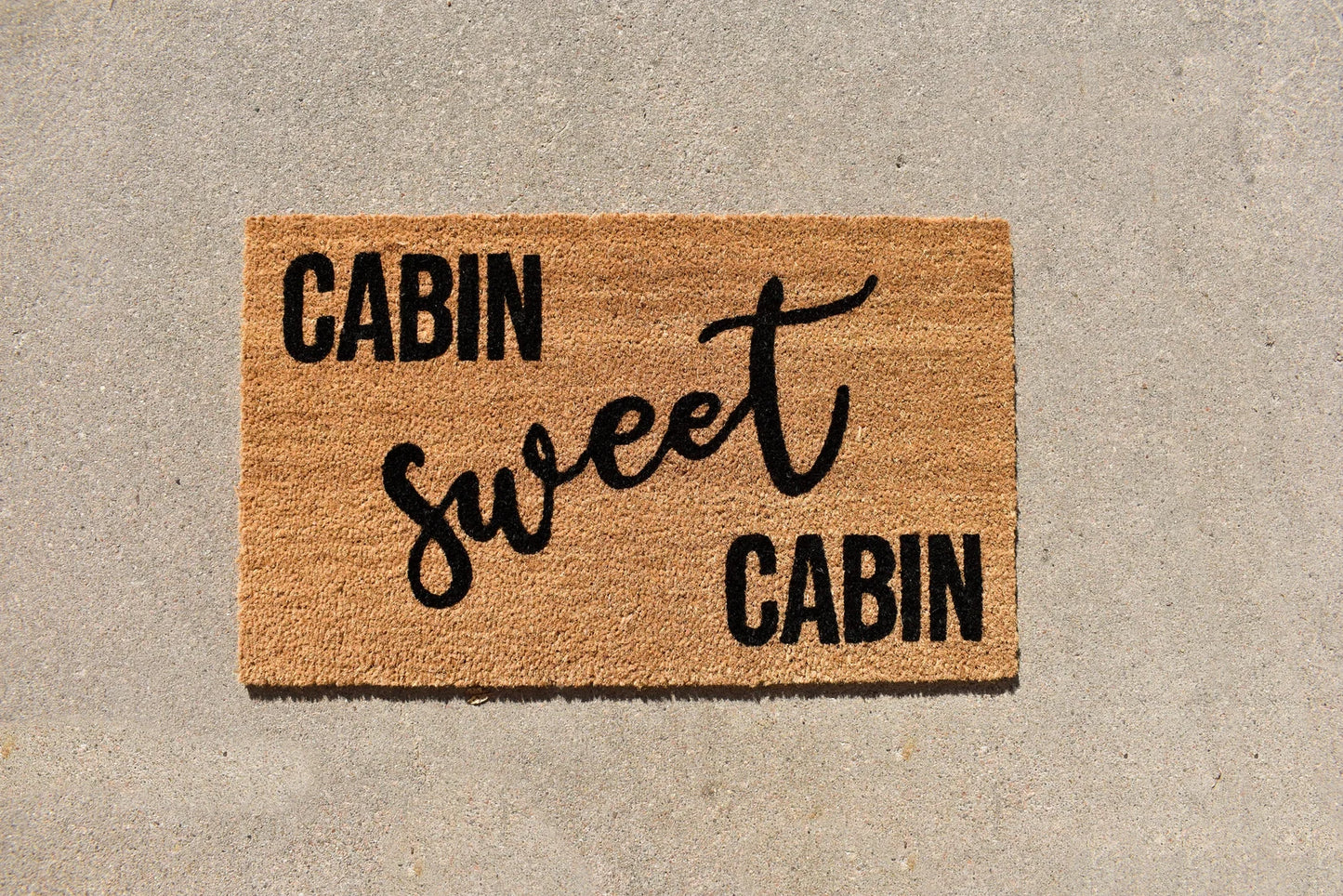 Cabin Sweet Cabin Doormat