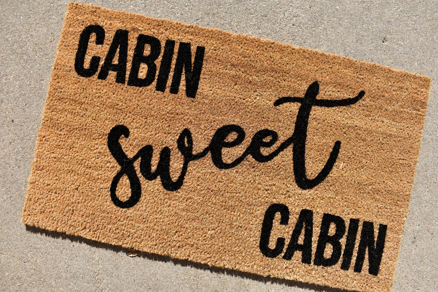 Cabin Sweet Cabin Doormat