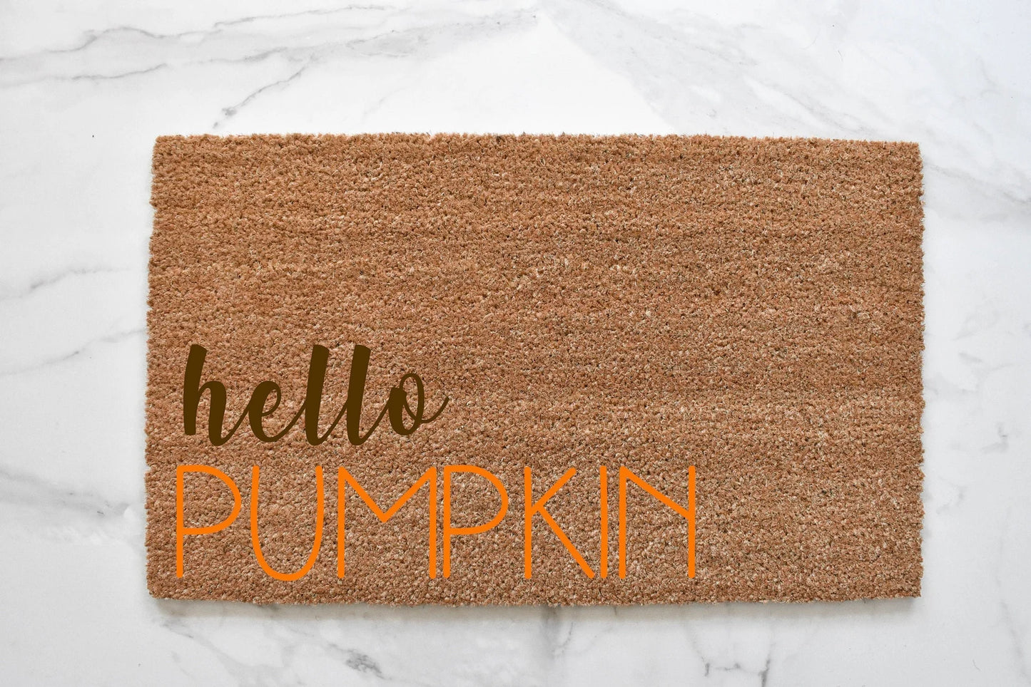 Hello Pumpkin Doormat