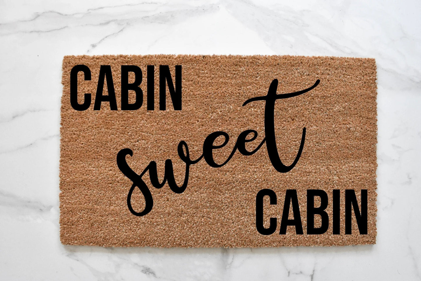 Cabin Sweet Cabin Doormat