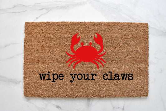 Wipe Your Claws Doormat