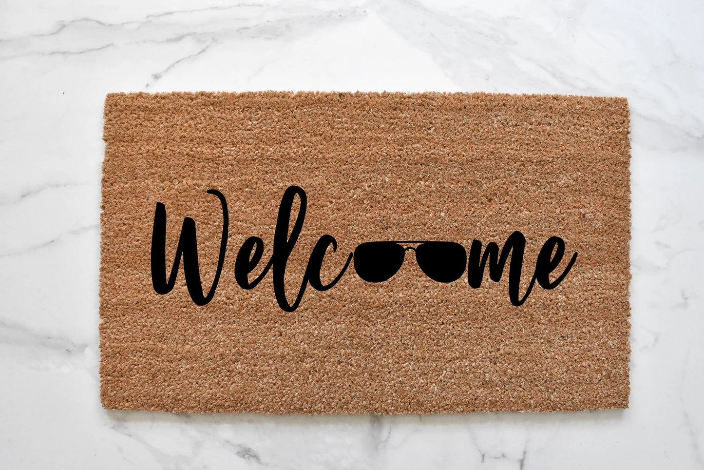 Welcome + Aviators Doormat