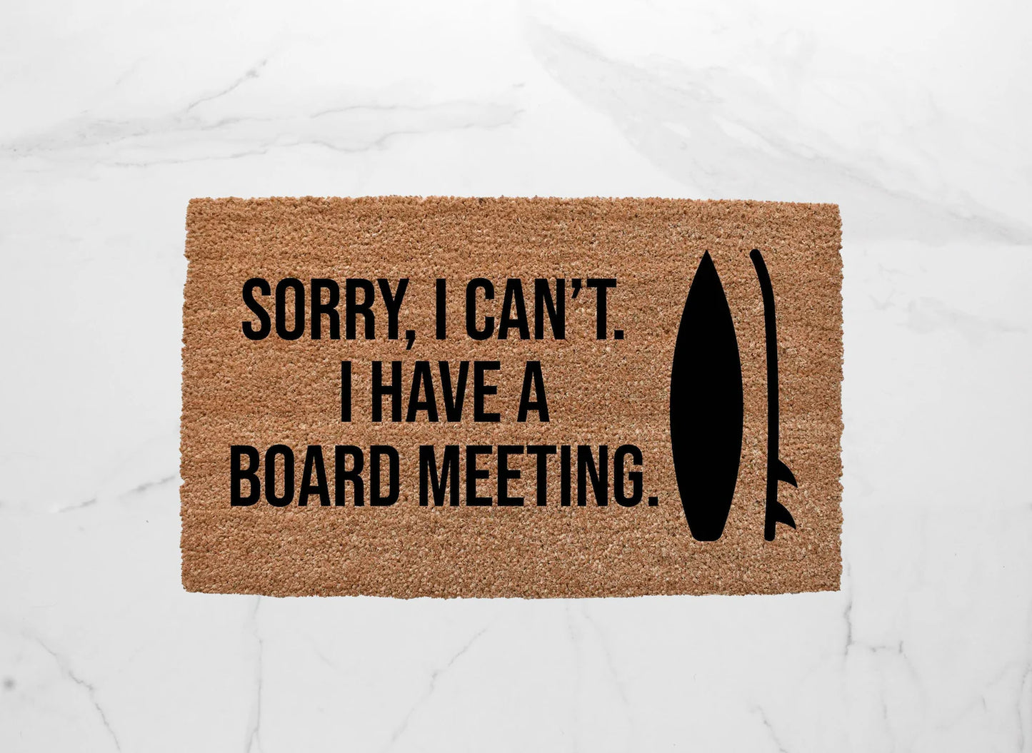 Board Meeting Doormat