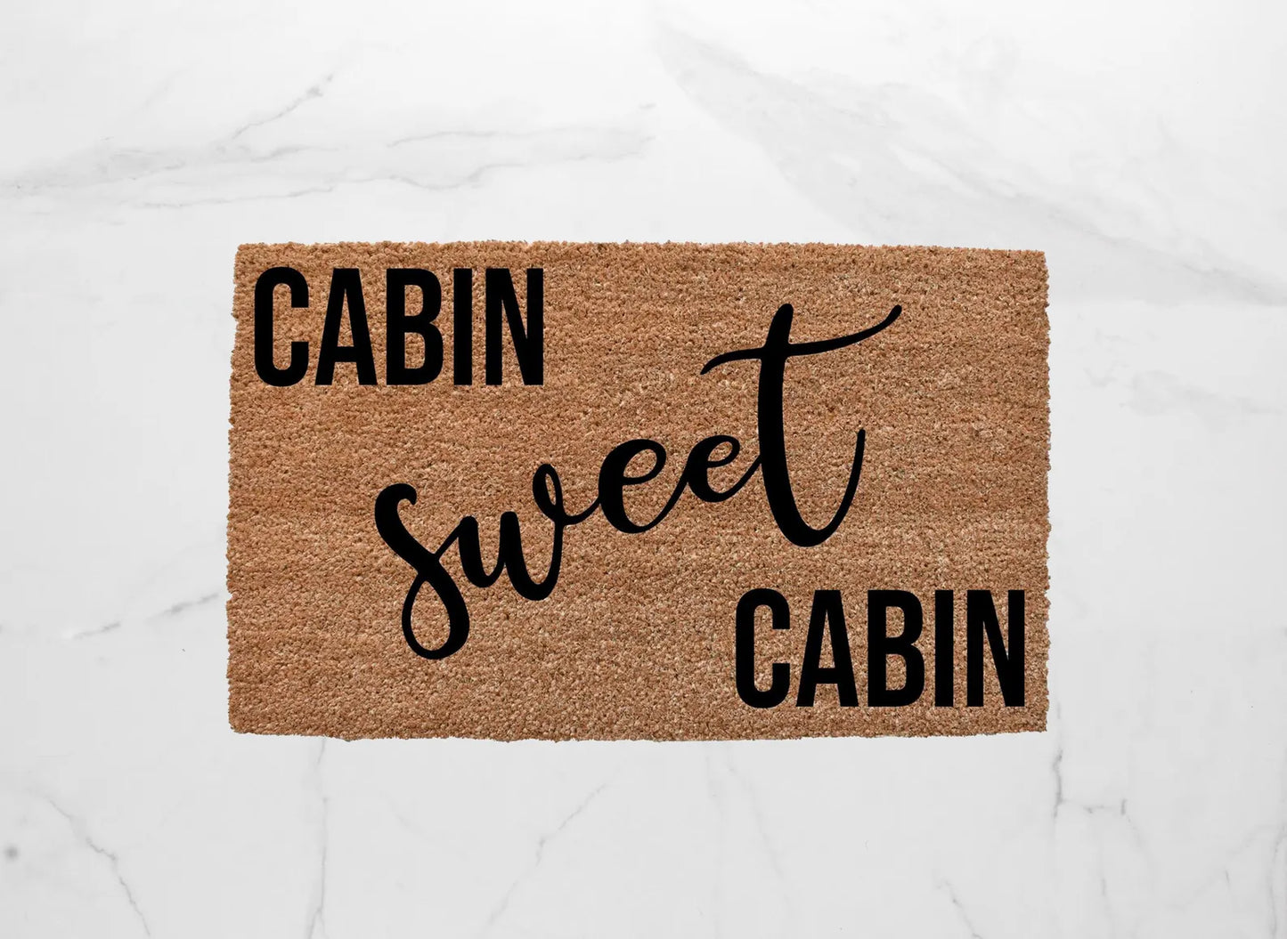 Cabin Sweet Cabin Doormat
