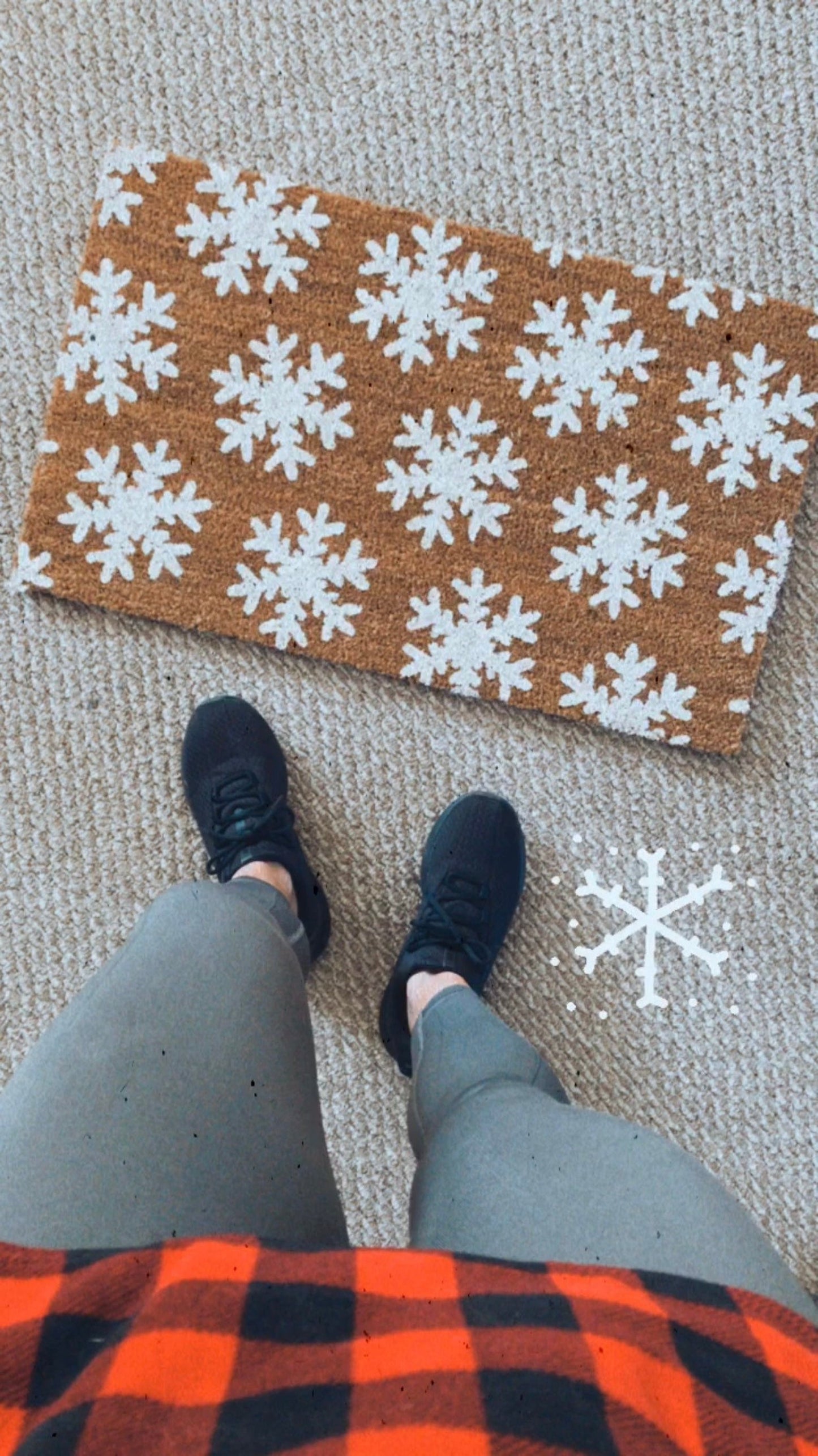 Snowflake Doormat