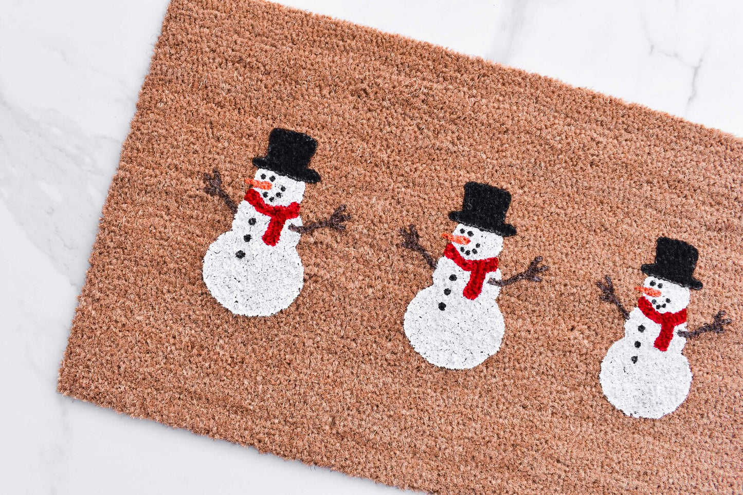 Snowman Doormat