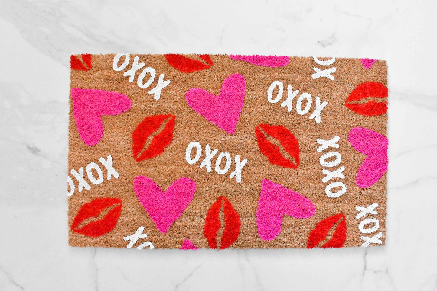 XOXO Kiss Heart Doormat