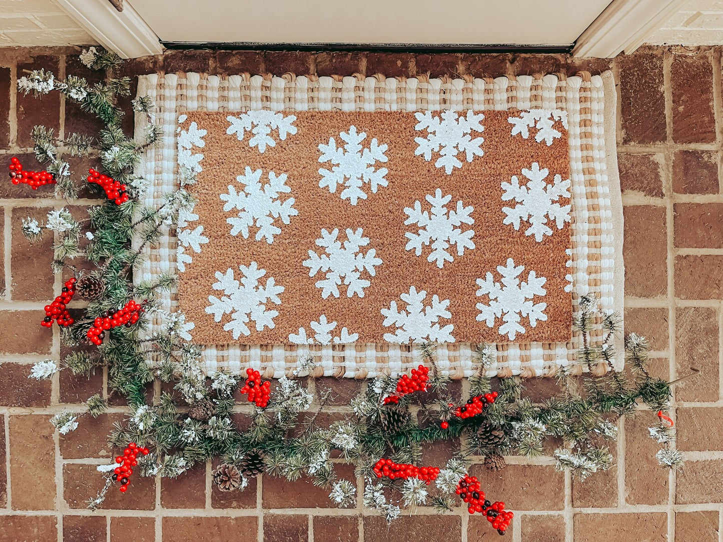 Snowflake Doormat
