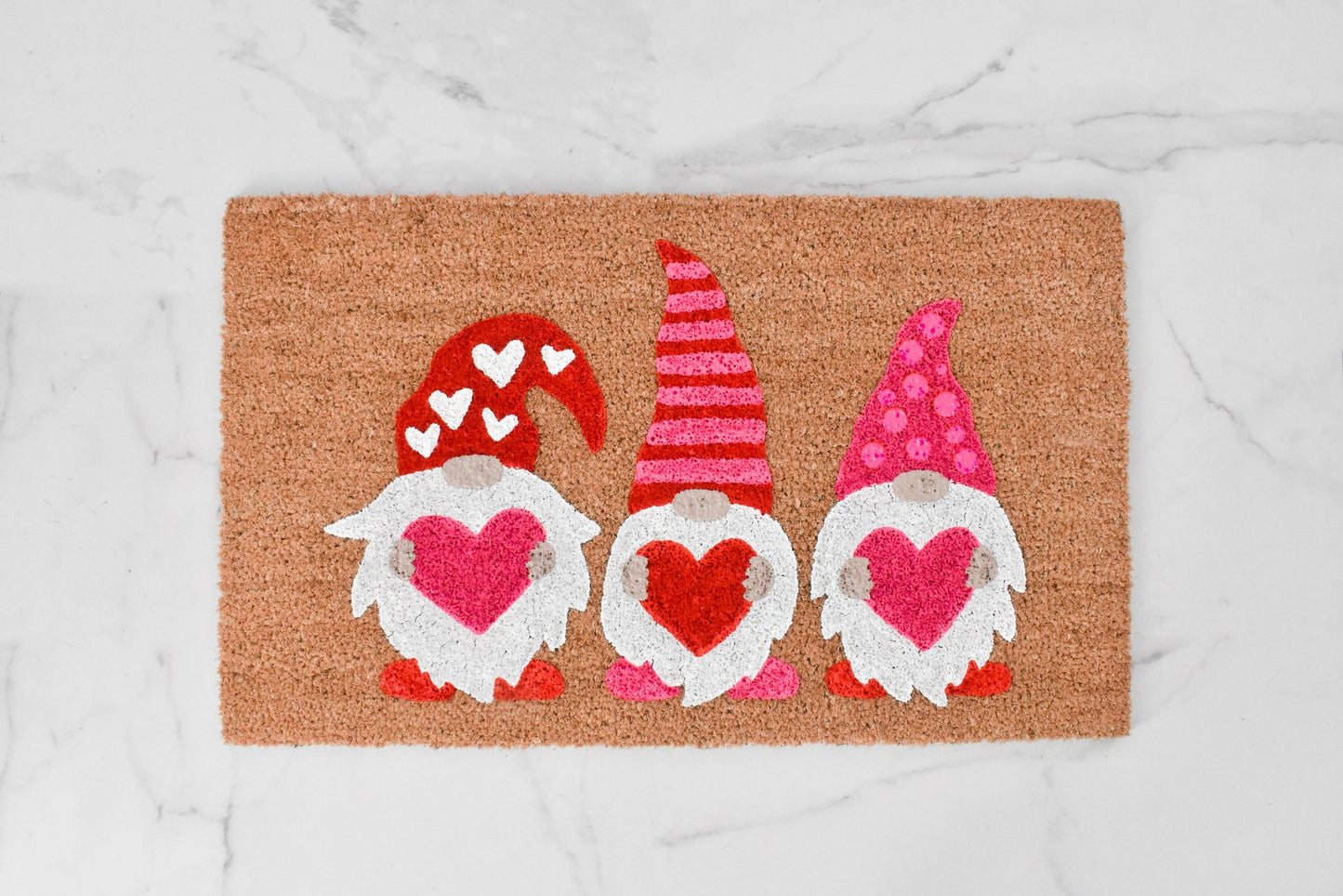 Valentine's Day Gnome Doormat