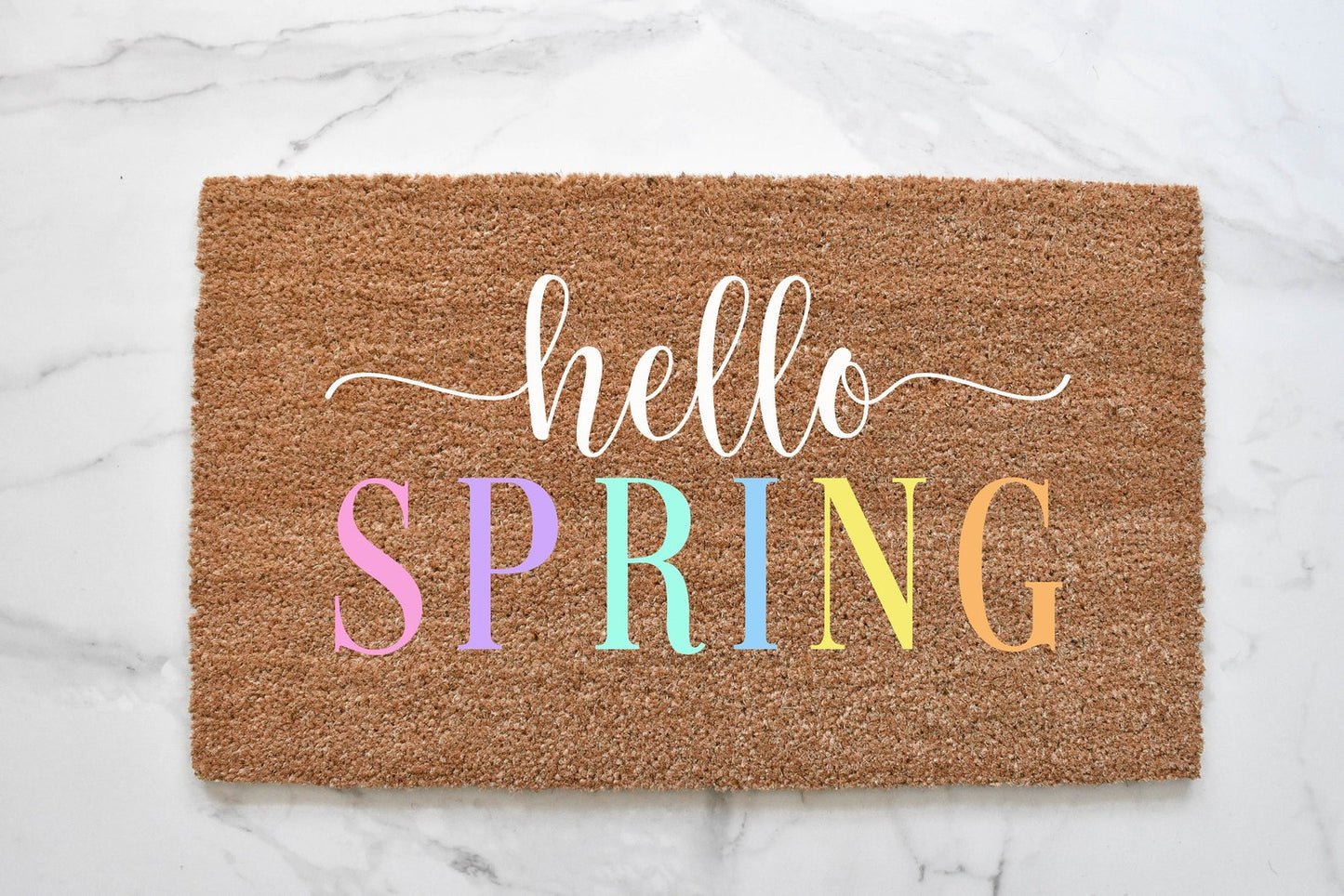 Hello Spring Doormat