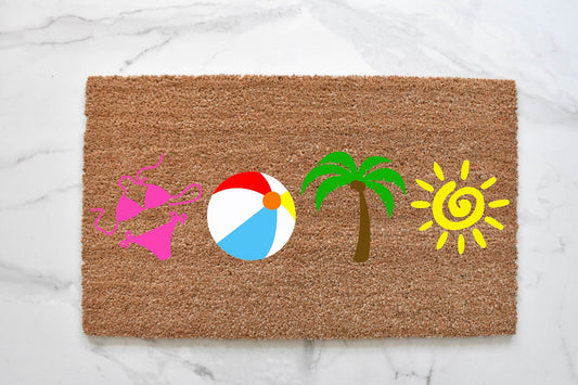 Beach Day Doormat