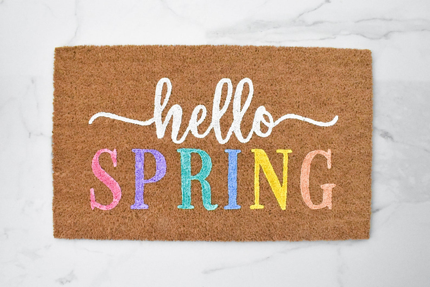Hello Spring Doormat