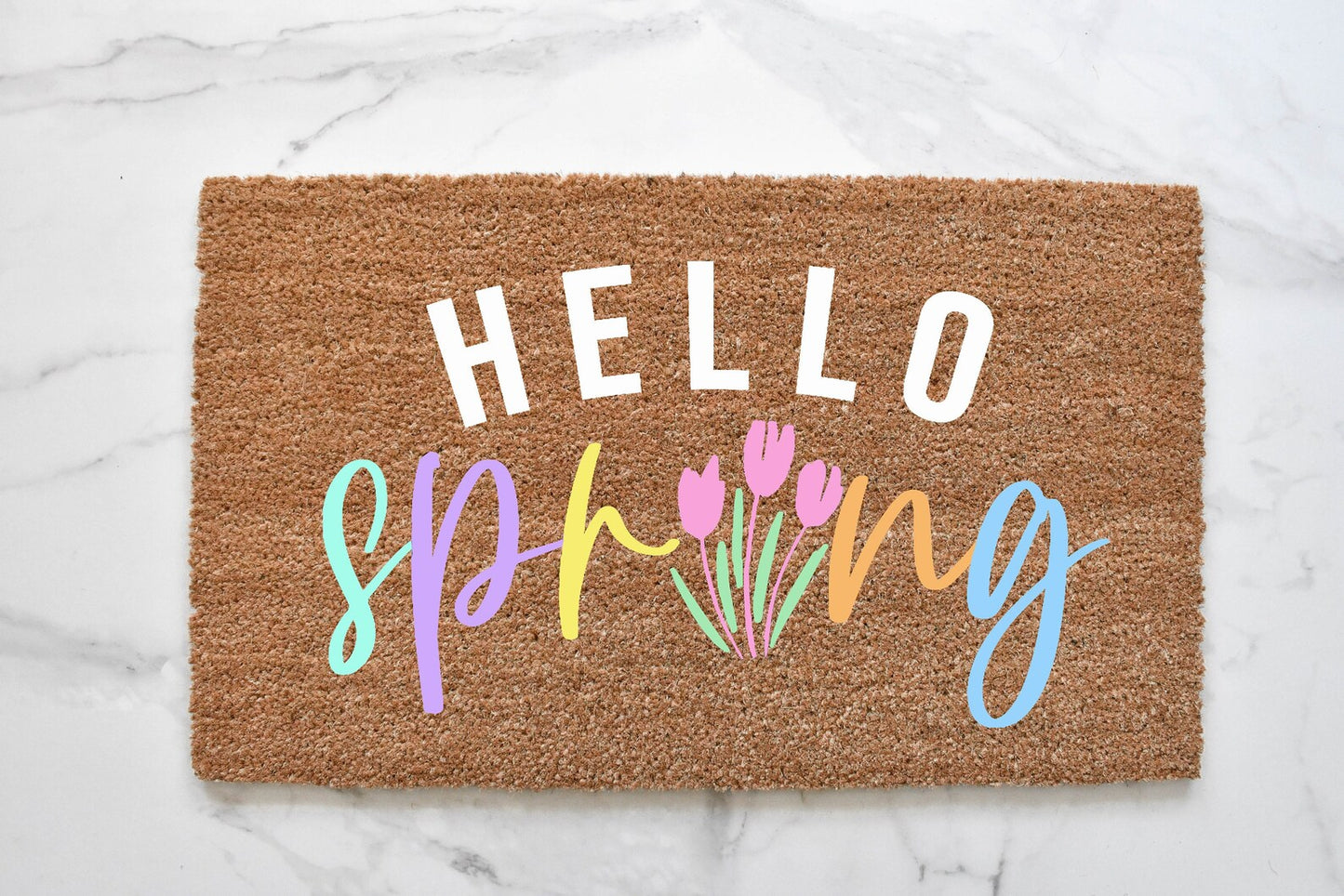 Hello Spring Doormat