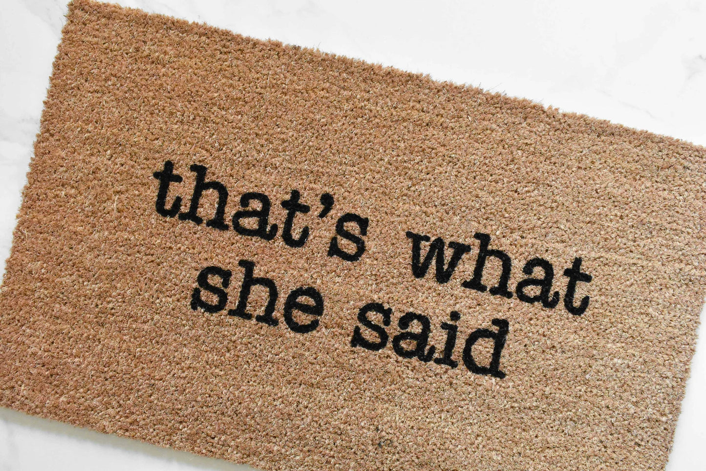That's What She Said Doormat