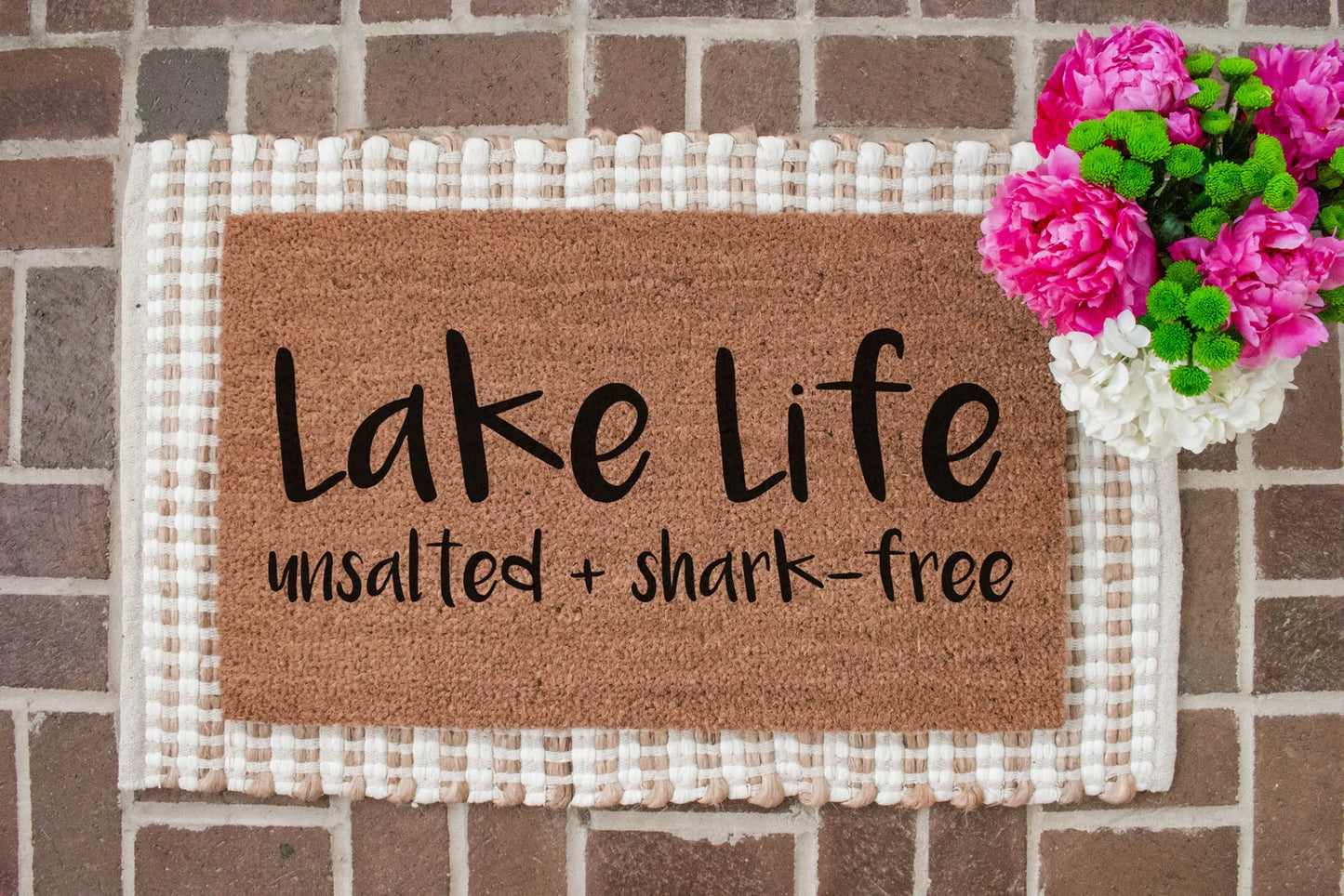 Lake Life Unsalted + Shark-Free Doormat