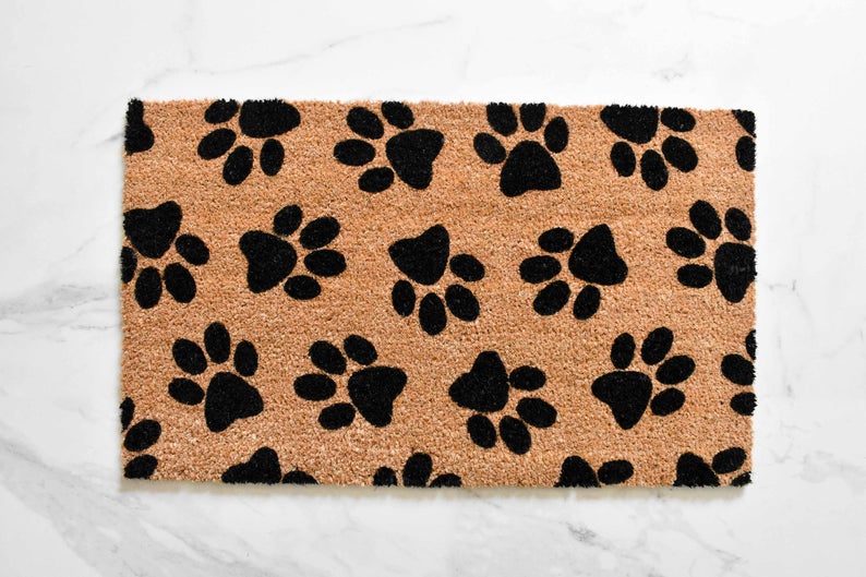 Paw Print Doormat