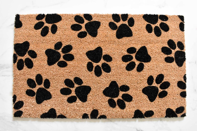 Paw Print Doormat