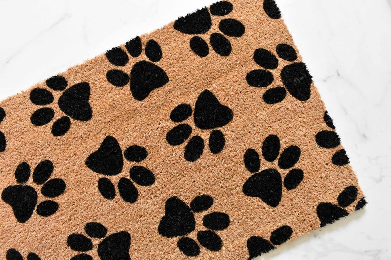 Paw Print Doormat