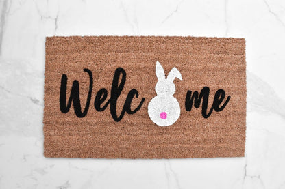Welcome + Bunny Doormat