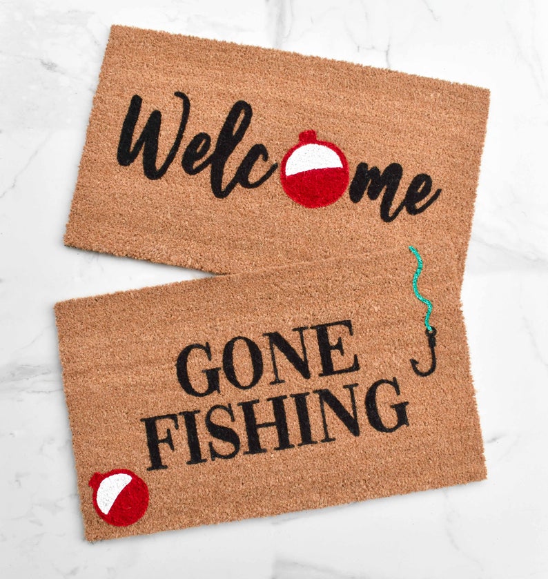 Gone Fishing Doormat