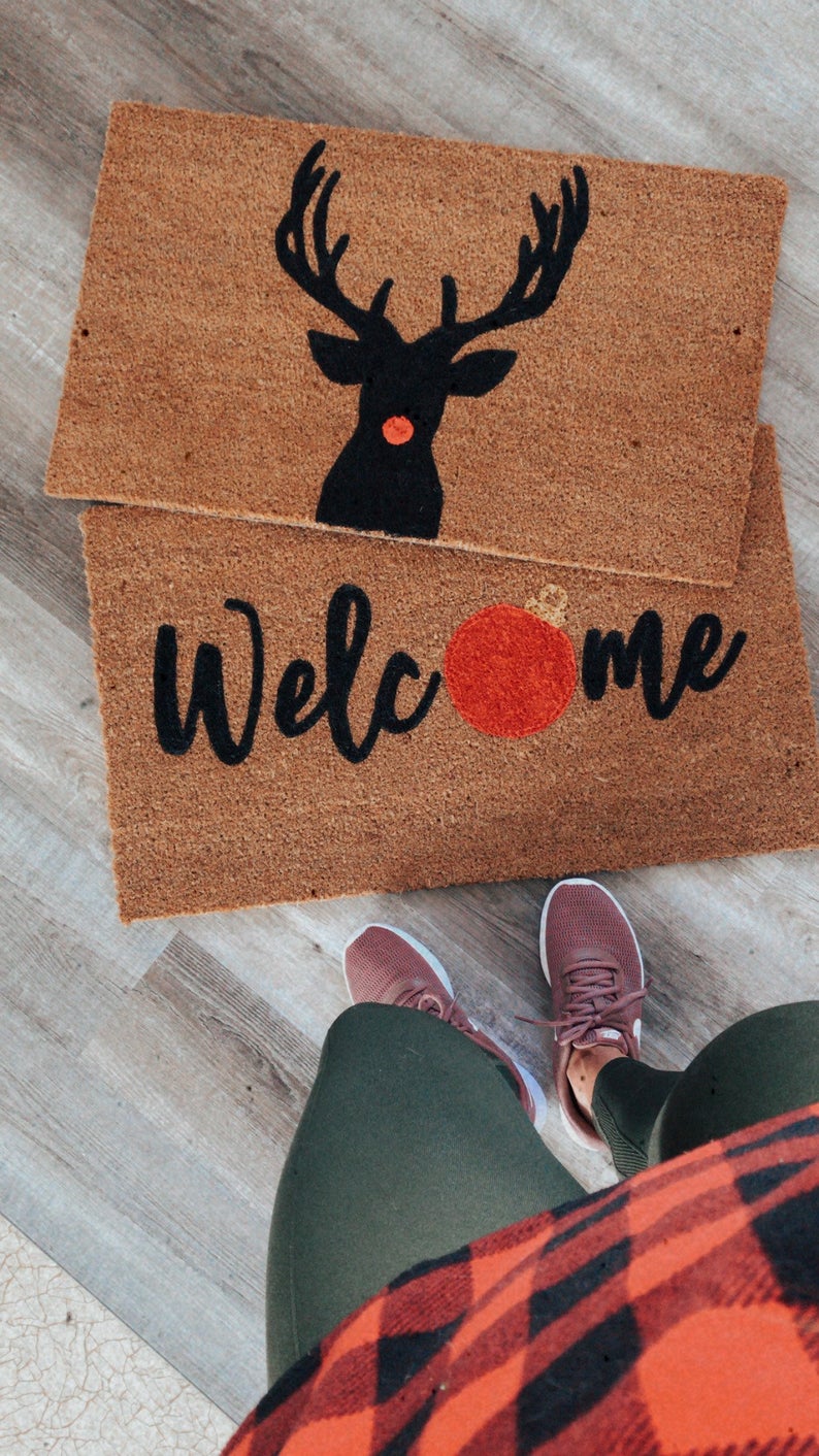 Rudolph Doormat