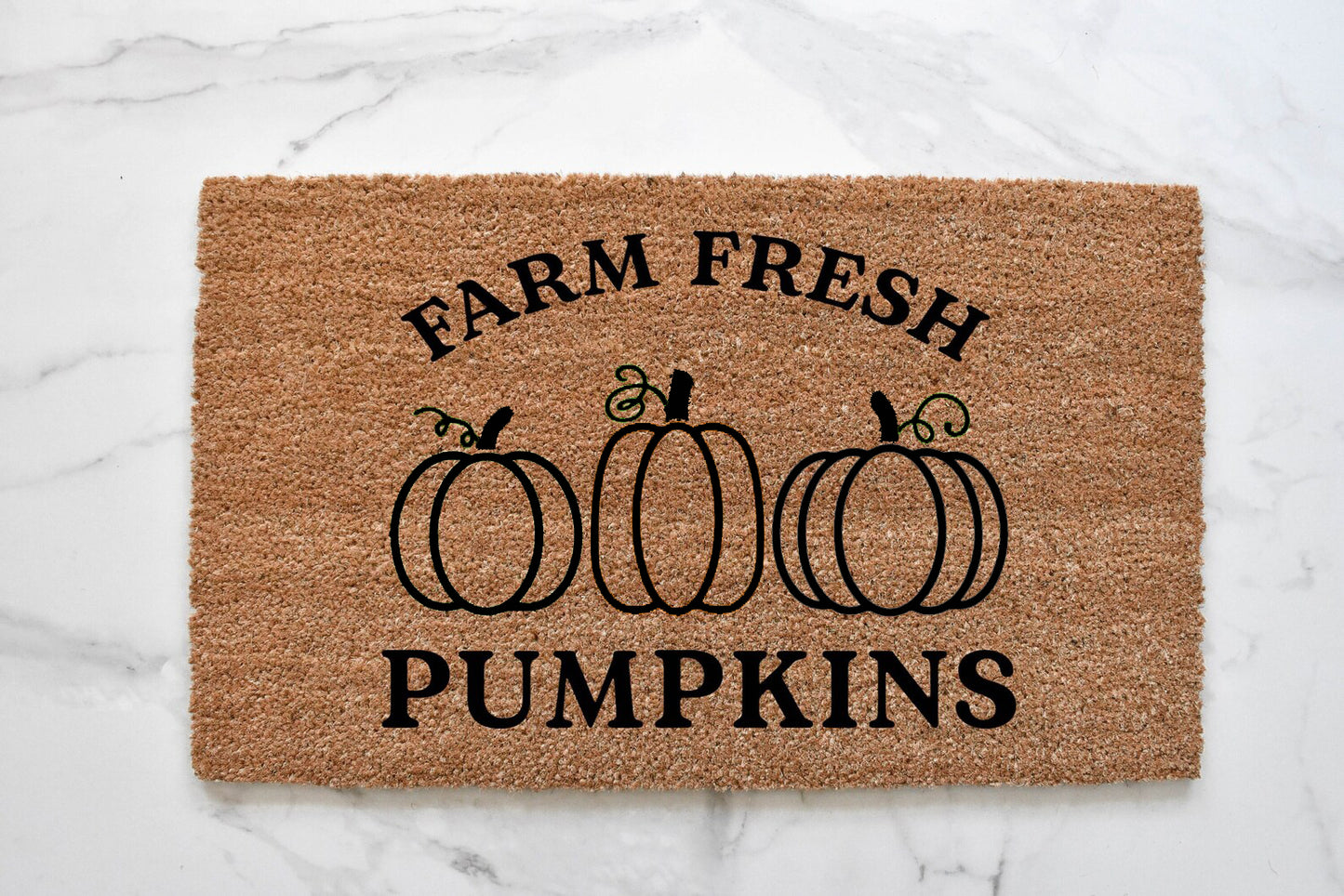 Farm Fresh Pumpkins Doormat