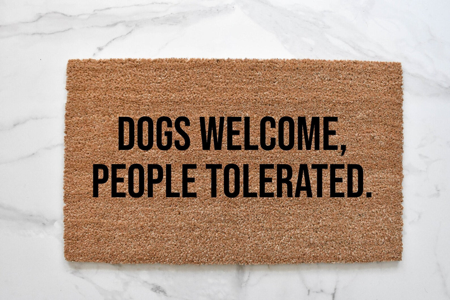 Dogs Welcome Doormat