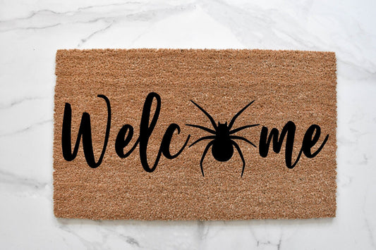 Welcome + Spider Doormat