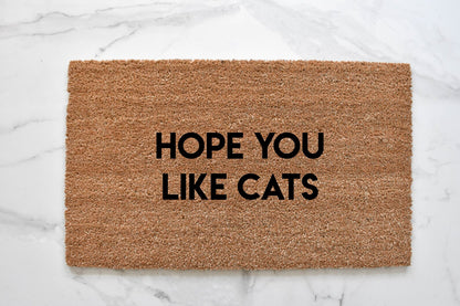 Hope You Like Cats Doormat