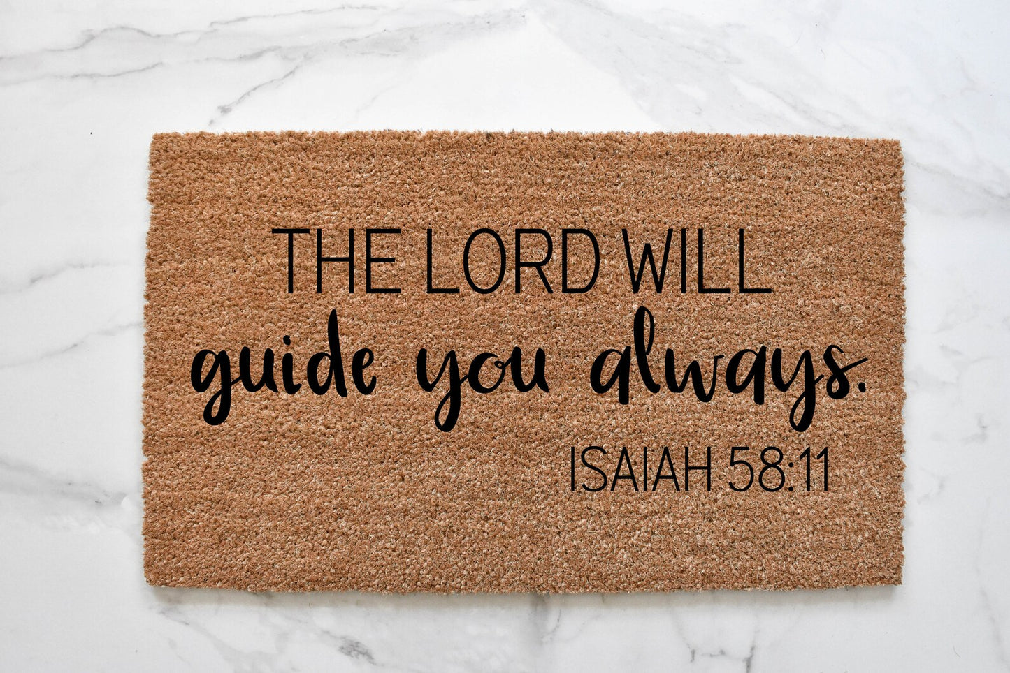 Isaiah 58:11 Doormat