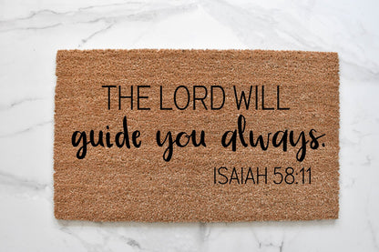 Isaiah 58:11 Doormat