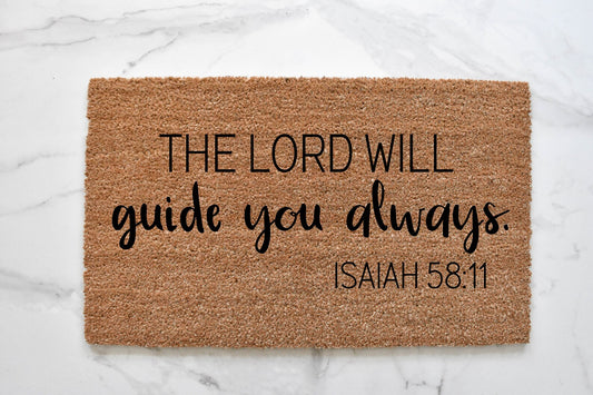 Isaiah 58:11 Doormat