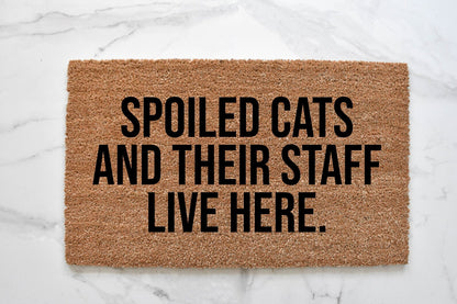 Spoiled Cats Doormat