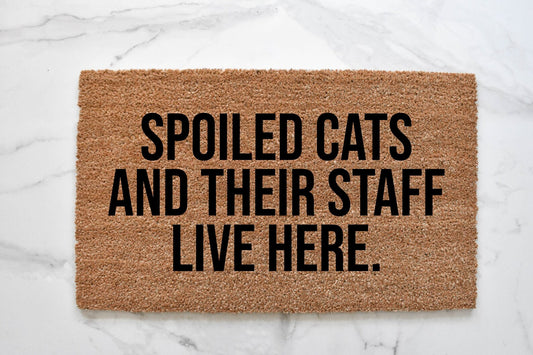 Spoiled Cats Doormat