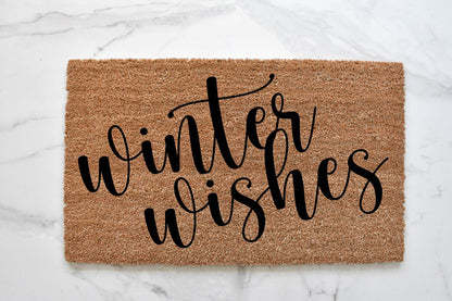 Winter Wishes Doormat