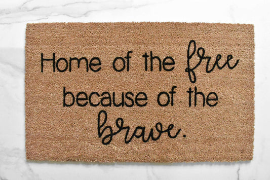 Home Of The Free Doormat