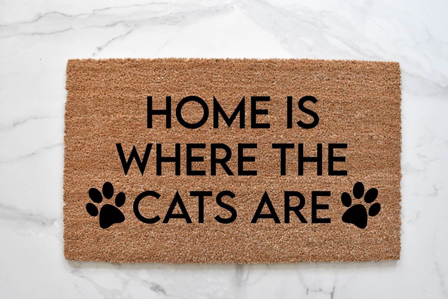 Home Is Where The Cats Are Doormat