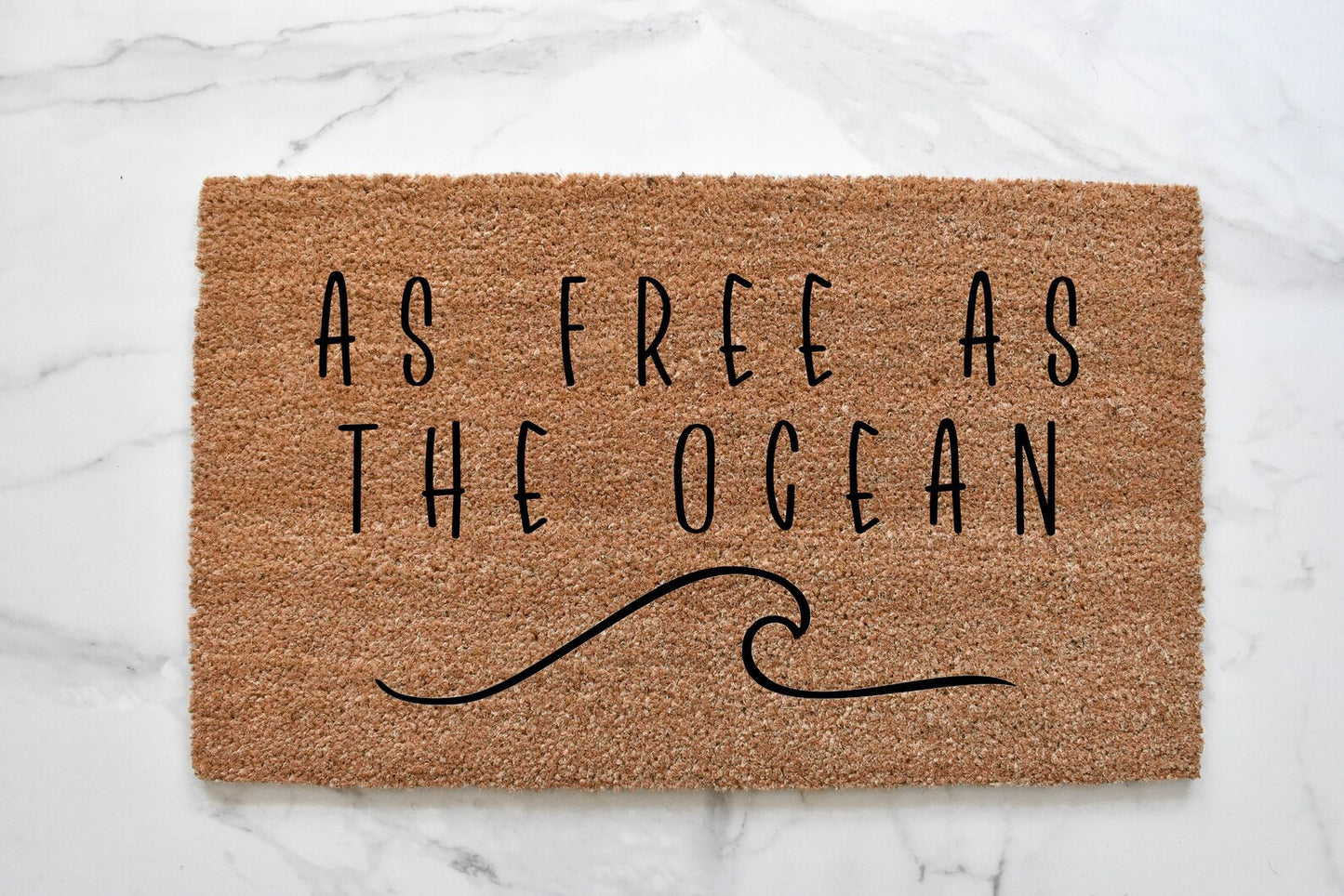 As Free As The Ocean Doormat