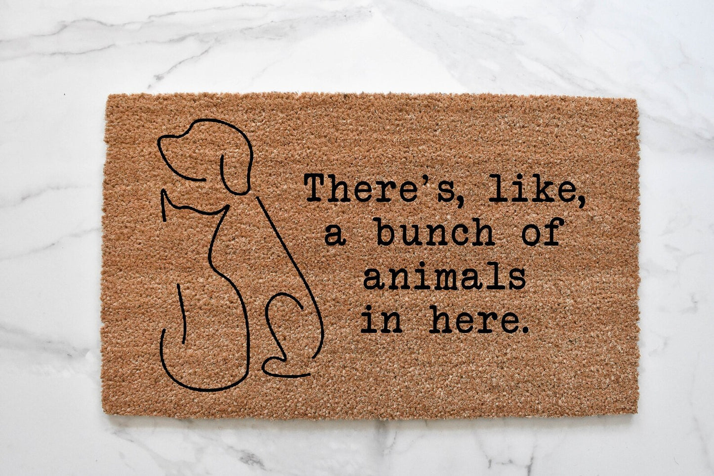 There's Like A Bunch Of Animals In Here Doormat