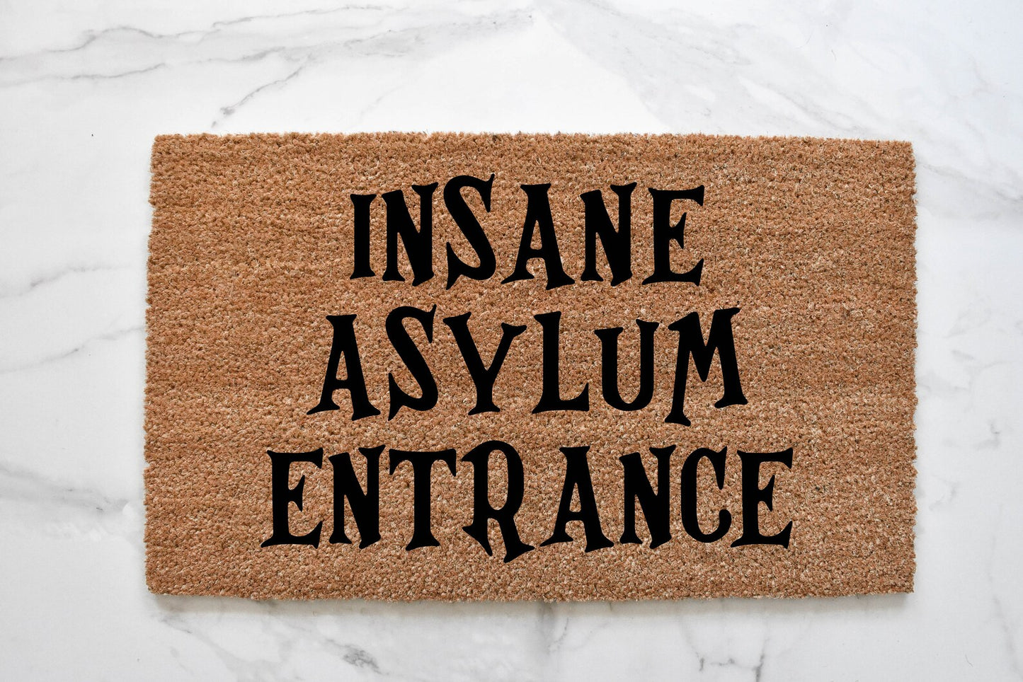 Insane Asylum Entrance Doormat