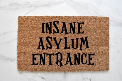 Insane Asylum Entrance Doormat