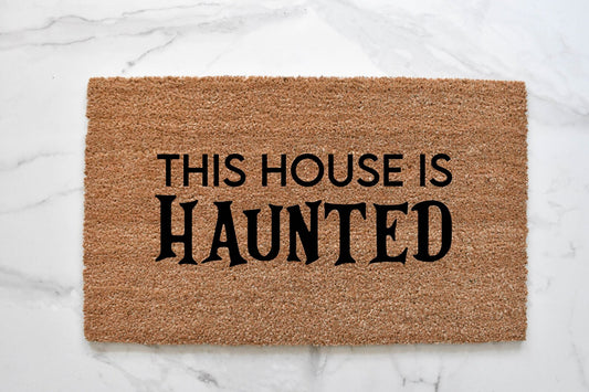 This House Is Haunted Doormat