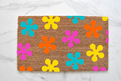Retro Flower Doormat