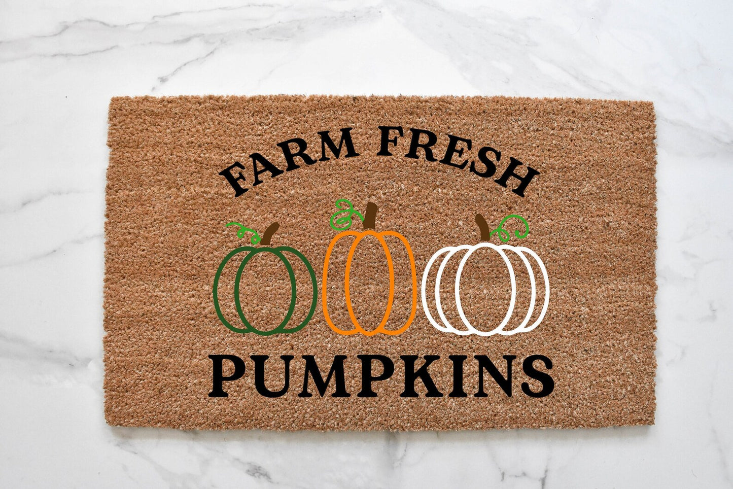 Farm Fresh Pumpkins Doormat